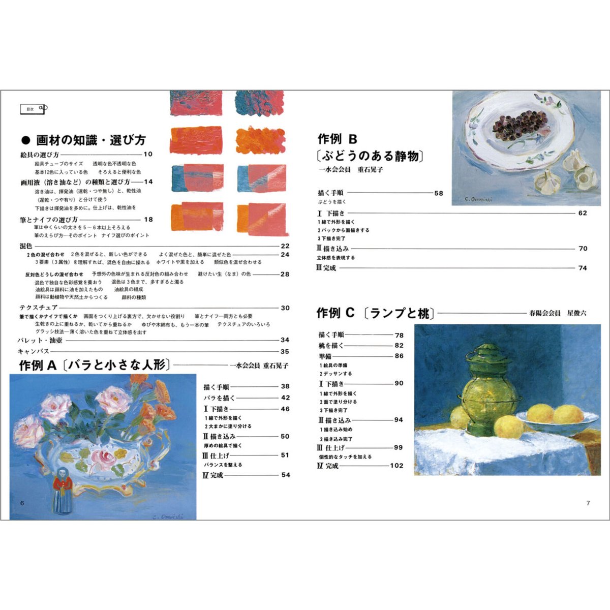 油絵ノート・基礎編 | みみずくの本屋さん