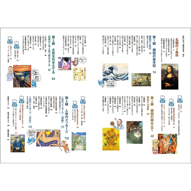 巨匠に学ぶ【名画の基本セット】 | みみずくの本屋さん