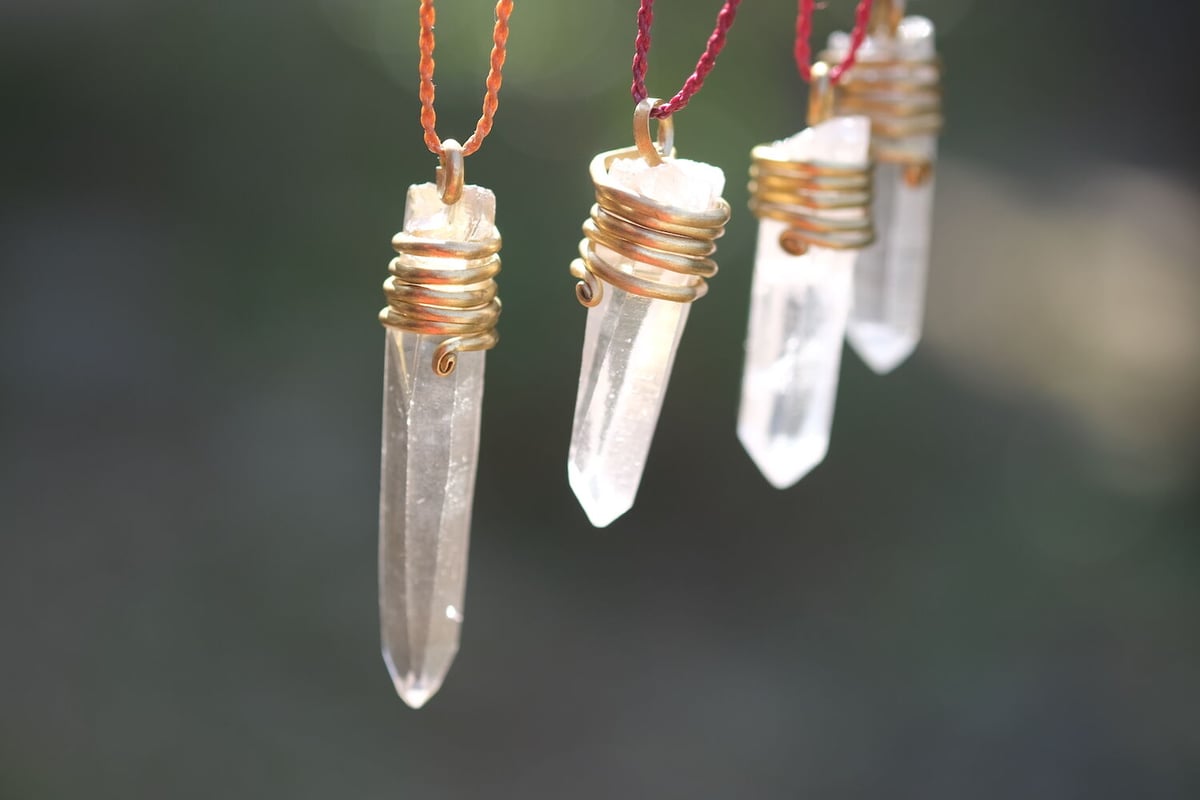 レムリアンシードクリスタル ペンダント＜ブロンズ ＞ | ARCO CRISTAL 