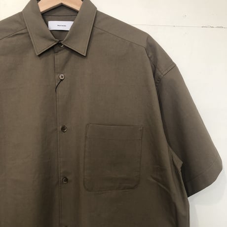 unisex / make my day select /  ハイデンスツイル S/Sシャツ / カーキ / Mサイズ