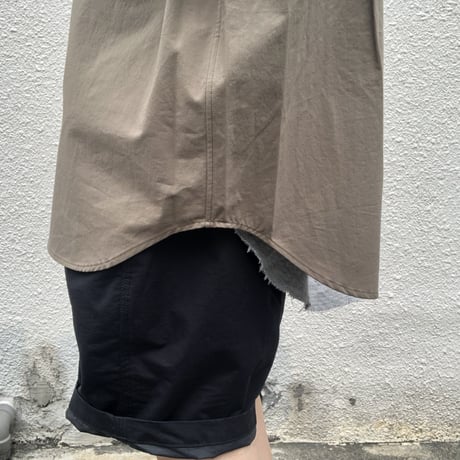 unisex / make my day select /  ハイデンスツイル S/Sシャツ / カーキ / Mサイズ