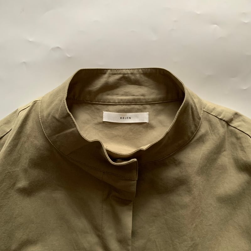 KELEN モックネック タック デザイン MA-1 ブルゾン ジャケット ladies 