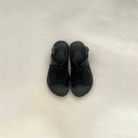 unisex / b9 / レザーレースアップサンダル