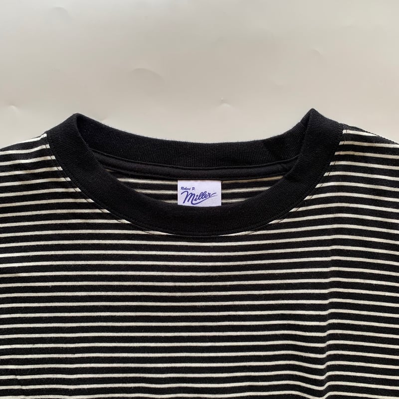 men's / Robert P. Miller / USAコットンボーダーTシャツ | ma