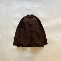 unisex / ämne / ナイロンバンドカラーシャツ