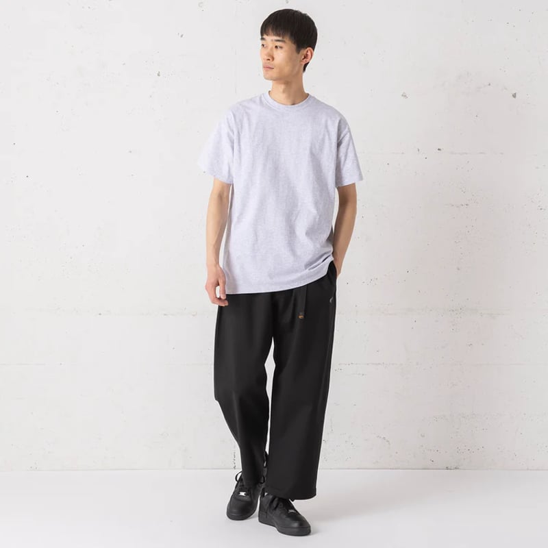 新品タグ付 ROKX コットンリネンシャンブレーストレッチパンツ XL ブルー men's / ROKX / ストレッチワイドパンツ | make my day