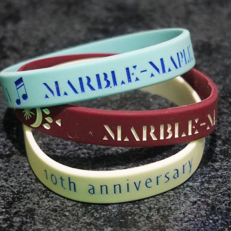 10周年記念ラバーバンド | マーブル・メイプルのお店