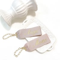 Ribbon bag charm