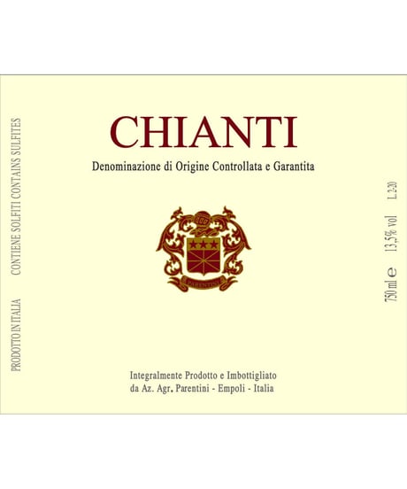 キャンティ2018 / パレンティーニ　Chianti / Parentini