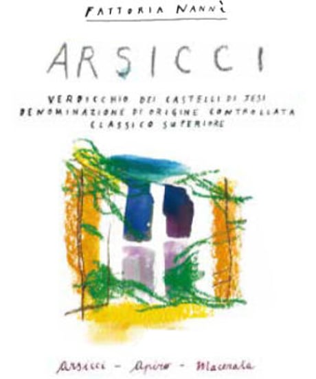 ヴェルディッキオ・デイ・カステッリ・ディ・イェージ ”アルシッチ” 2019 / ファットリア・ナンニ 　Verdicchio Dei Castelli Di Jesi "Arsicci"