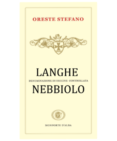 ランゲ・ネッビオーロ 2018 / オレステ・ステファノ　Langhe Nebbiolo / Oreste Stefano