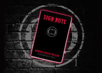 SIGN NOTE