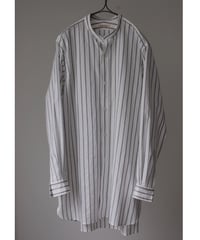 HEUGN”ROB”  BLACK STRIPE  SHIRT 020