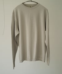 HEUGN “ John ” GRAY   LONG SLEEVE T-SHIRT  CUT 002