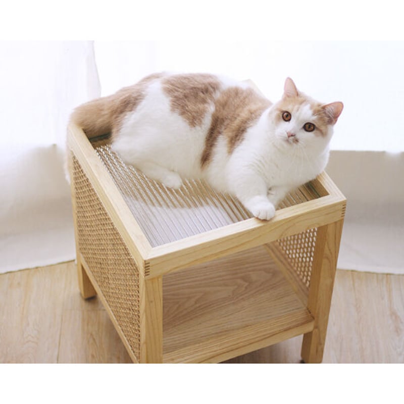 Coffee table with cat bed clearance underneath