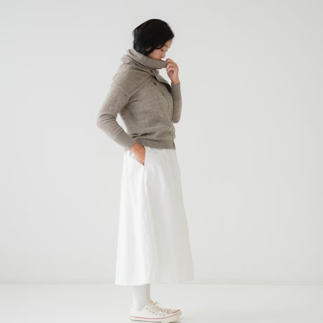 【予約販売】CA＆Co. YAK  shoulder＆neck warmer（リブ編みタイプ）