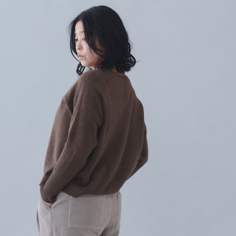 【予約販売】CA＆Co. YAK  ガーゼ編みスクエアセーター