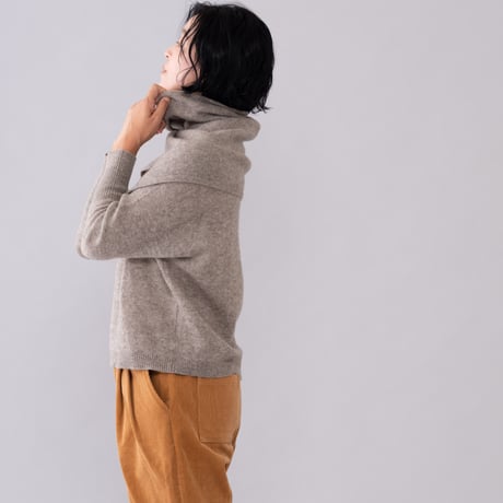 【予約販売】CA＆Co. YAK  shoulder＆neck warmer  （メリヤス編みタイプ）