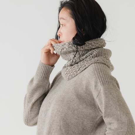 【予約販売】CA＆Co. 手編み　YAK  bulky warmer (small)