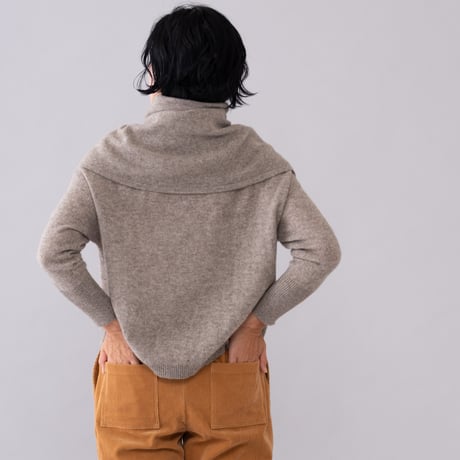 【予約販売】CA＆Co. YAK  shoulder＆neck warmer  （メリヤス編みタイプ）