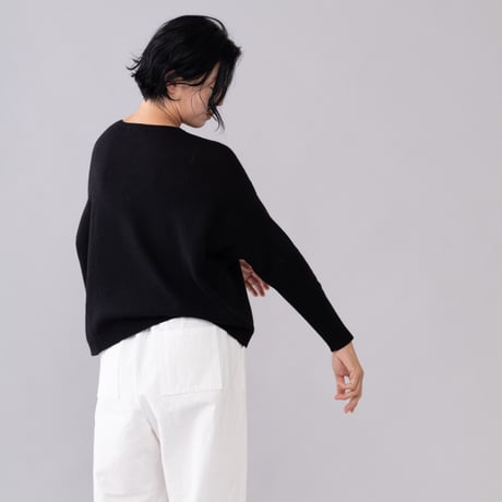 【予約販売】CA＆Co. YAK  ガーゼ編みスクエアセーター