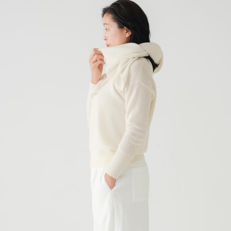 【予約販売】CA & Co. カシミヤ メッシュセーター