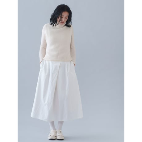 【予約販売】CA & Co. コットンフロントタックスカート