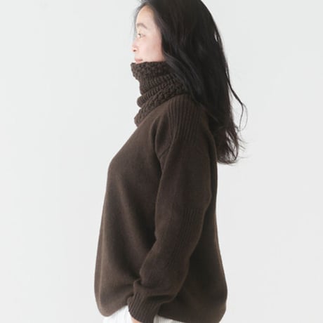 【予約販売】CA＆Co. 手編み　YAK  bulky warmer (small)