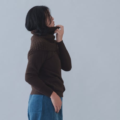 【予約販売】CA＆Co. 手編み　YAK  bulky warmer（big）