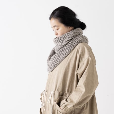 【予約販売】CA＆Co. 手編み　YAK  bulky warmer（big）