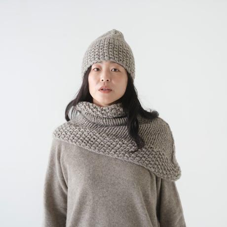 【予約販売】CA＆Co. 手編み　YAK  bulky warmer（big）