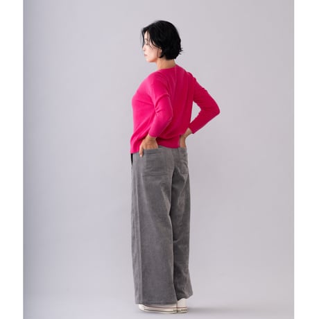 【予約販売】CA & Co. コーデュロイワイドパンツ