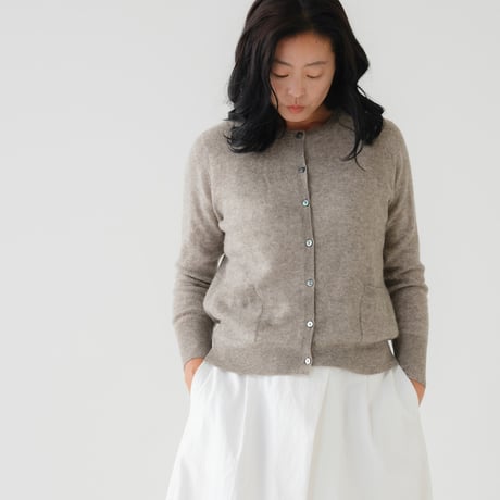 【予約販売】CA＆Co. YAK  クルーネックカーディガン
