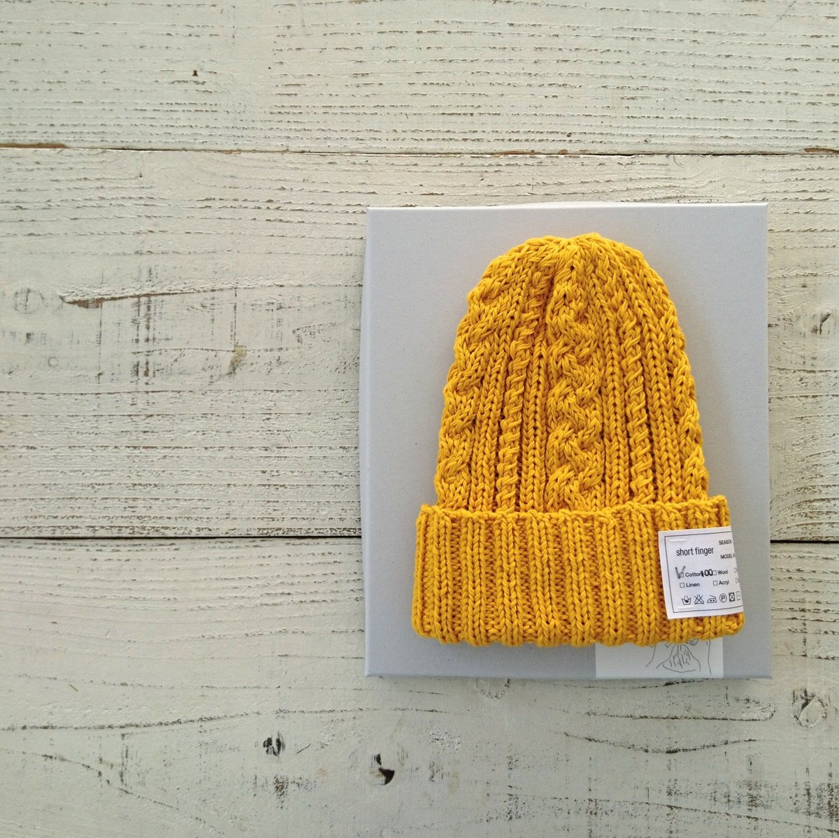オーダー品】Cotton Cable （コットンキャップ）カナリアイエロー 