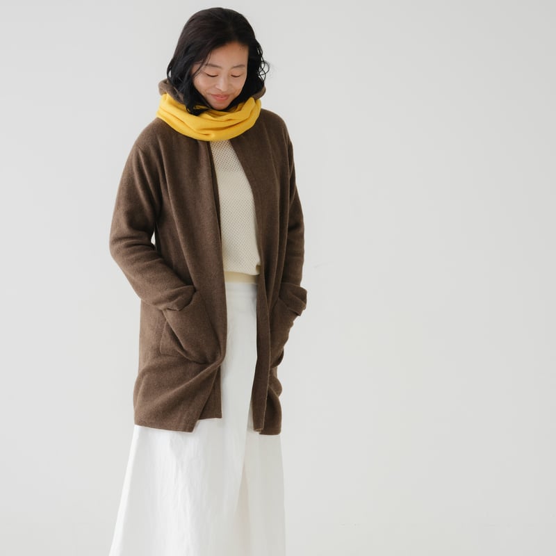 CA&Co. YAK フード付きロングカーディガン | short finger CA&Co. YAK フード付きロングカーディガン | short finger
