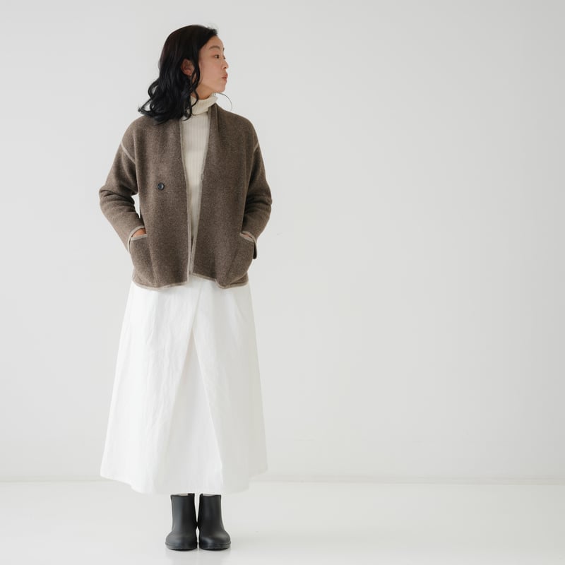 CA & Co. コットンフロントタックスカート | short finger CA & Co. コットンフロントタックスカート | short finger