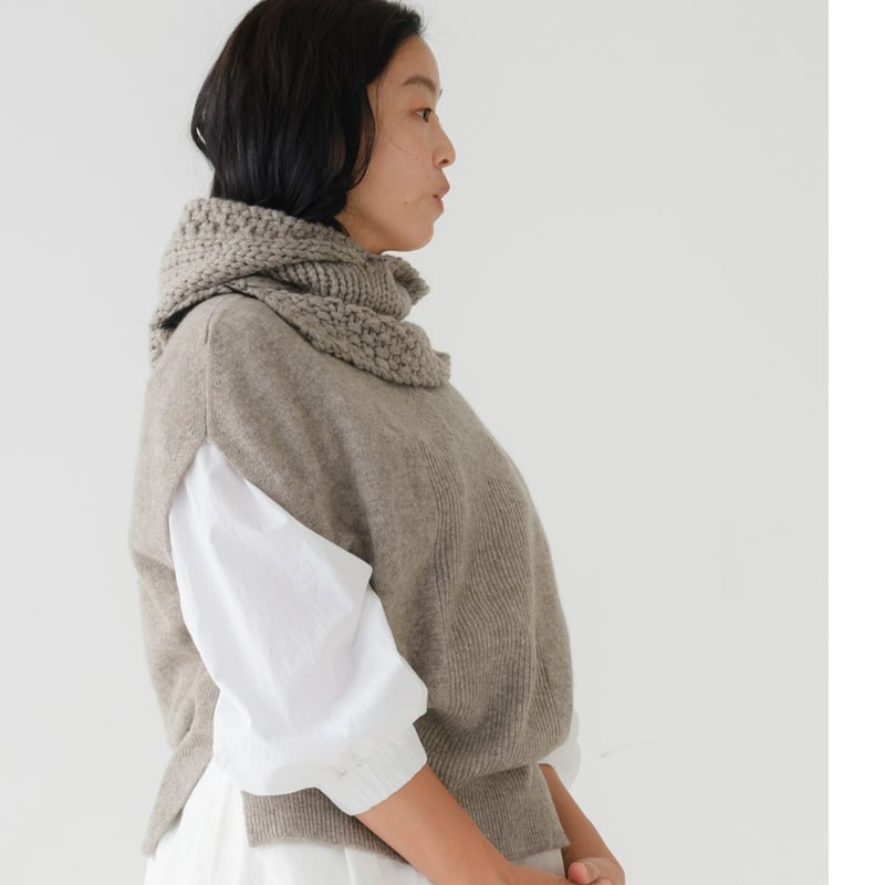 【高い素材】 受注生産】CA&Co. YAK cagoule(フード付きネックウォーマー 服&ファッション小物