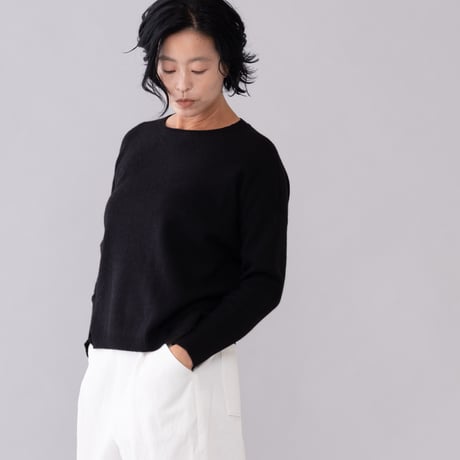 【予約販売】CA＆Co. YAK  ガーゼ編みスクエアセーター