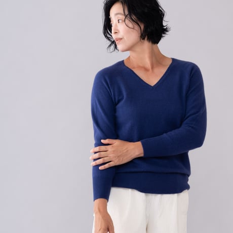 【予約販売】CA＆Co. カシミヤ　Vネックセーター