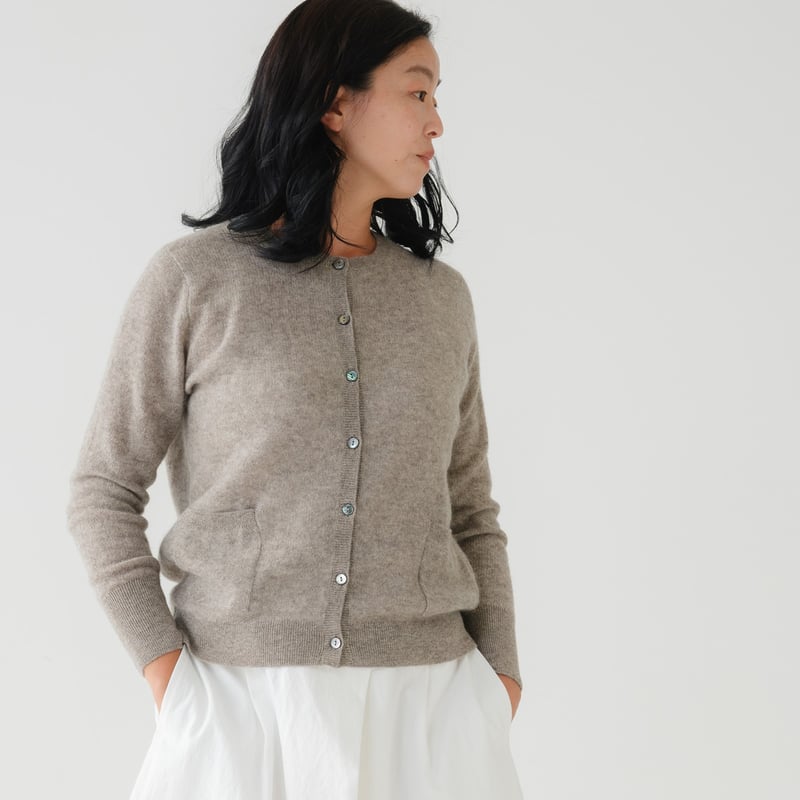 CA&Co. YAK クルーネックカーディガン | short finger CA&Co. YAK クルーネックカーディガン | short finger