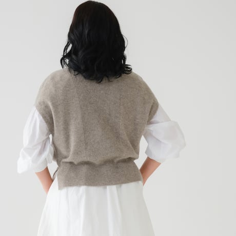【予約販売】CA＆Co. YAK  ドロップショルダーベスト