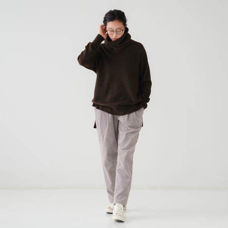 【予約販売】CA＆Co. 手編み YAK  鹿の子ネックウォーマー（ジャストタイプ）