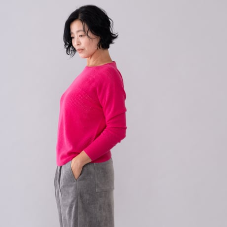 【予約販売】CA & Co. カシミヤ メッシュセーター