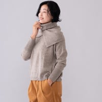 【予約販売】CA＆Co. YAK  shoulder＆neck warmer  （メリヤス編みタイプ）