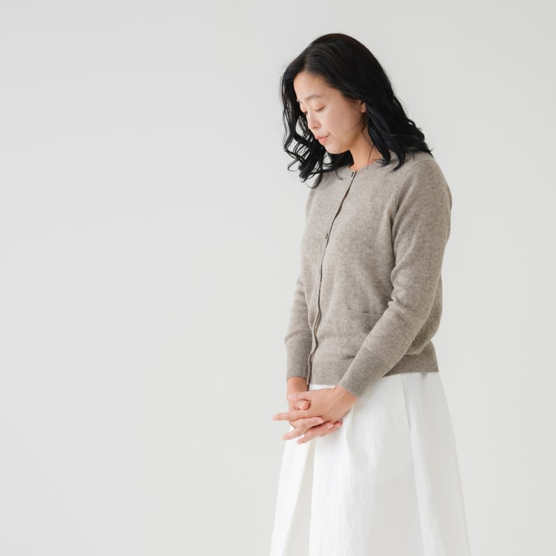 CA&Co. YAK クルーネックカーディガン | short finger CA&Co. YAK クルーネックカーディガン | short finger
