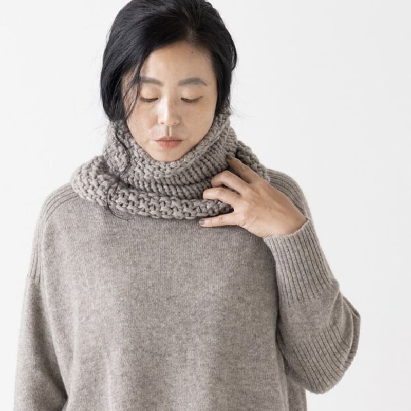 予約販売】CA＆Co. 手編み YAK bulky warmer (small) | sh...