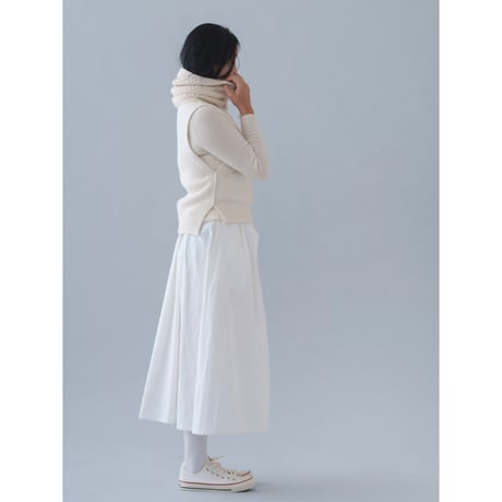 【予約販売】CA & Co. コットンフロントタックスカート