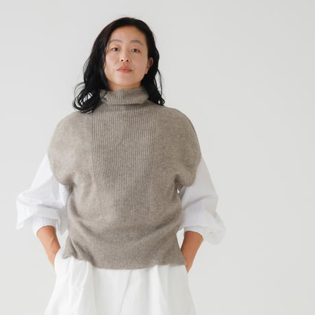 【予約販売】CA＆Co. YAK  ドロップショルダーベスト