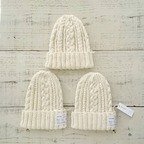 【オーダー品】Cotton Cable （コットンキャップ）アイボリー