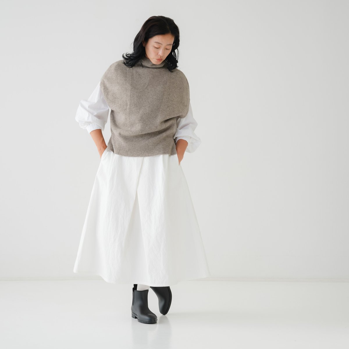 CA&Co. YAK ドロップショルダーベスト | short finger CA&Co. YAK ドロップショルダーベスト | short finger